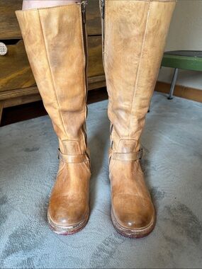 BED|STU Leather Women's Shoe - Tan